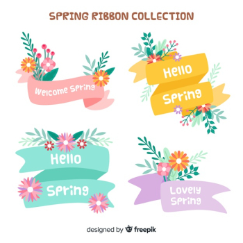 Spring ribbon collection Spring ribbon collection