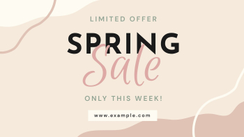 Spring sale template, seasonal  | Free Vector Template - rawpixel