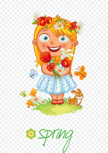 Spring, Season, Autumn, Cartoon, Cut Flowers PNG Spring, Season, Autumn, Cartoon, Cut Flowers PNG