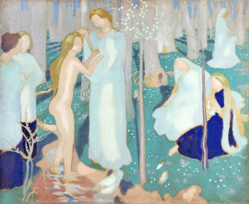 Springtime (ca.1894&ndash;199) painting in high | Free Photo Illustration - rawpixel
