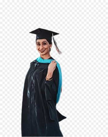 Square Academic Cap, Academician, Robe, Academic Dress, Graduation PNG