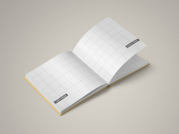 Square book mockup 5 