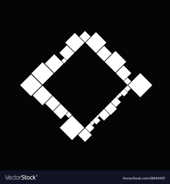 Square border template - abstract modern vector image Square border template - abstract modern vector image