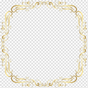 Square brown scrolled frame , Public key certificate Icon, Border Frame Decor transparent background PNG clipart