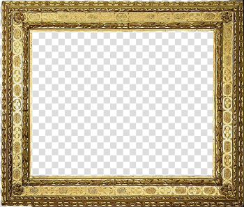 Square gold frame, frame Gold, European gold frame frame transparent background PNG clipart