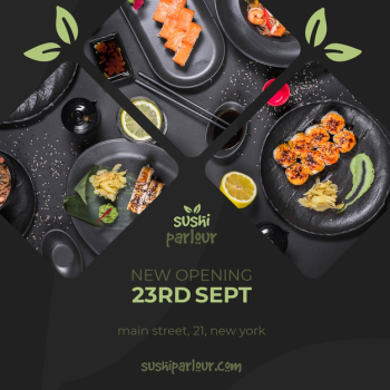 Square post template for japanese restaurant Free Psd Square post template for japanese restaurant Free Psd