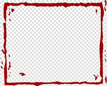 Square red frame illustration, Red, Red Line border transparent background PNG clipart