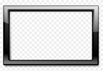 Squares Clipart Black Border - Frame 16x9 Png