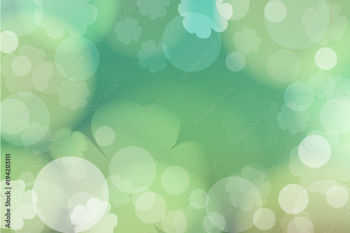 st. patrick's day abstract green bokeh background for design st. patrick's day abstract green bokeh background for design