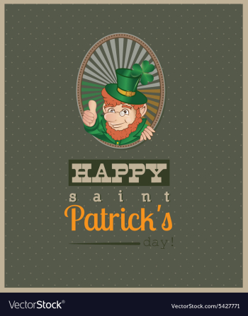 St Patricks day vector image St Patricks day vector image