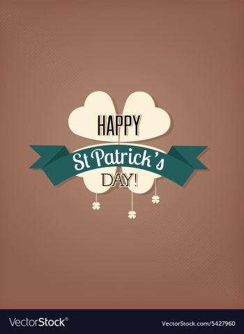 St Patricks day vector image St Patricks day vector image
