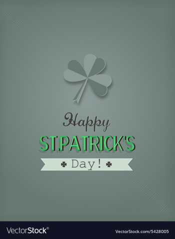 St Patricks day vector image St Patricks day vector image