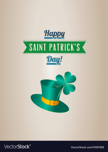 St Patricks day vector image St Patricks day vector image