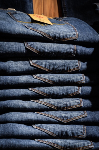 Stacked Blue Jeans Stacked Blue Jeans