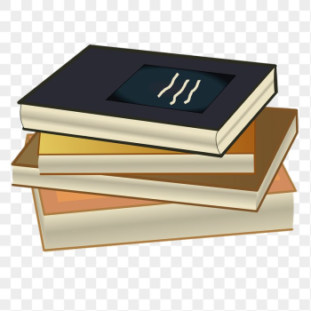 Stacked books png sticker, transparent | Free PNG - rawpixel