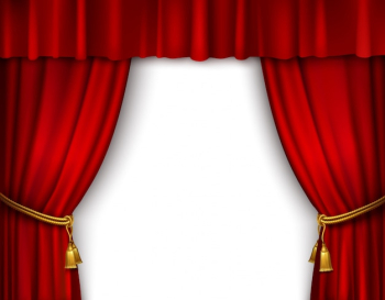 Stage curtain isolated Stage curtain isolated