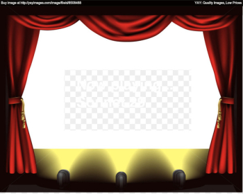 Stage lighting Stage lighting Theater drapes and stage curtains - Theater Award Cliparts 