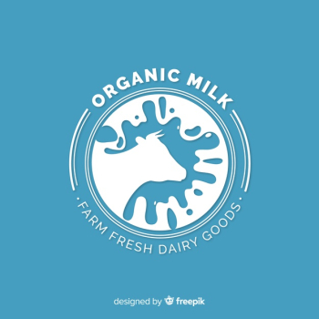 Stain silhouette milk logo Free Vector Stain silhouette milk logo Free Vector