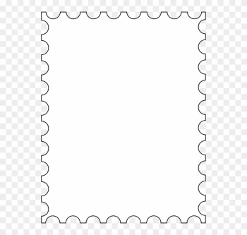 Stamp, Compendiums, Porto, Frank, Letters - Transparent Background Stamp Border