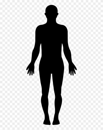 Standing Human Body Silhouette Svg Png Icon Free Download - Silhouette Of A Girl Standing