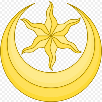 Star and crescent Heraldry Royal badges of England Heraldic badge - crescent 