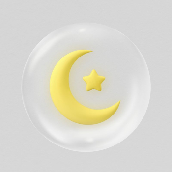 Star and crescent sticker, Islamic | Free PSD - rawpixel