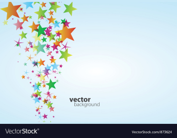Star background vector image