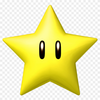 Star Clipart Transparent Background - Mario Star