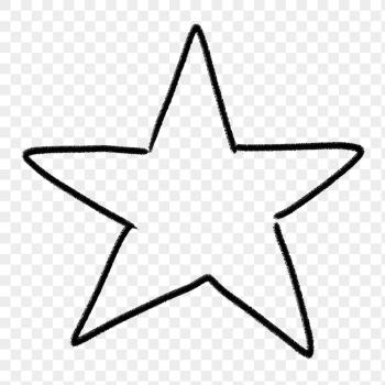 Star doodle png sticker, celestial | Free PNG - rawpixel