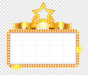 Star frame, Star box transparent background PNG clipart