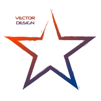 Star Grunge gradient orange Star Grunge gradient orange