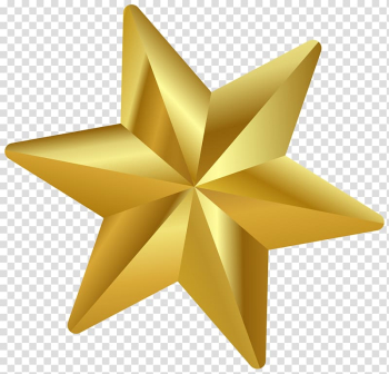 Star of Bethlehem Christmas ornament , Christmas Star , gold six-pointed star illustration transparent background PNG clipart