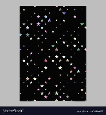 Star pattern poster template - stationery vector image Star pattern poster template - stationery vector image