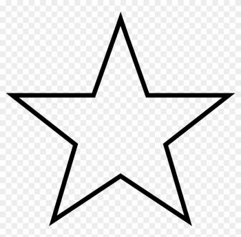 Star Shape Cliparts - 5 Point Star Outline