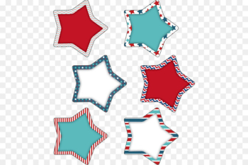 Star-spangled Shape Stickers Chart Classroom Teacher - others 