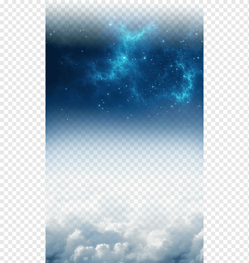 Star Trek Desktop LCARS, material Star, stars under cloudy sky, blue, stars, atmosphere png