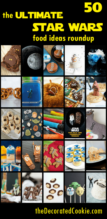 STAR WARS FOOD IDEAS -- 50 of the best Star Wars party ideas.