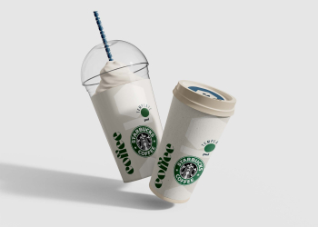 Starbuck Coffee Mockup - Freebies Mockup