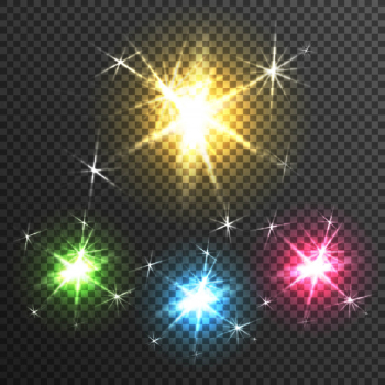 Starburst light effect transparent image Free Vector Starburst light effect transparent image Free Vector