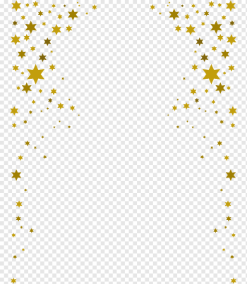 Stars Border, blue surface, frame, angle, white png