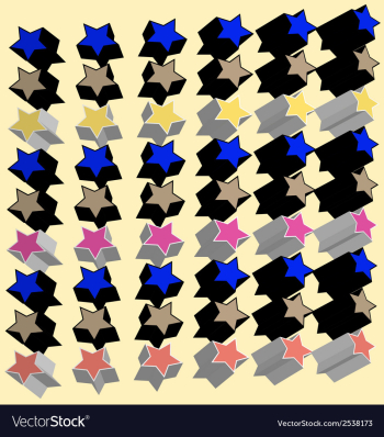 Stars vector image Stars vector image