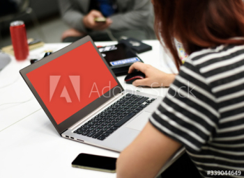 Startup Business People Working on Laptop Copy Space Startup Business People Working on Laptop Copy Space
