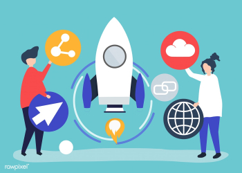 Startup launch | Free stock vector - 455214 Startup launch | Free stock vector - 455214