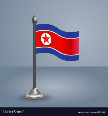 state table flag of north korea