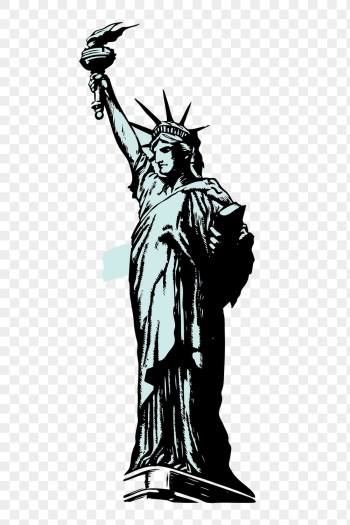 Statue of Liberty png illustration, | Free PNG - rawpixel