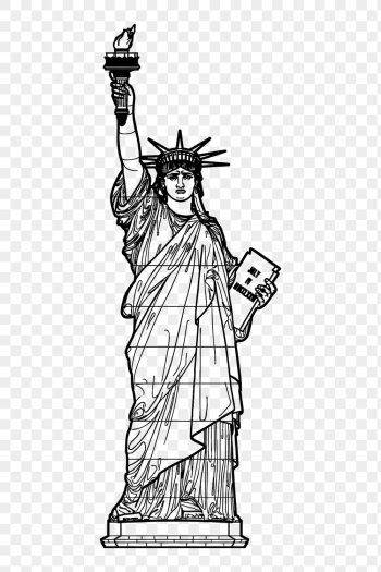 Statue of Liberty png sticker, | Free PNG - rawpixel