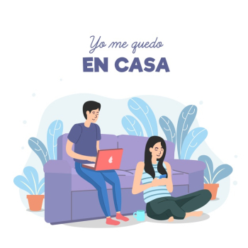Stay at home relax concept Free Vector Stay at home relax concept Free Vector