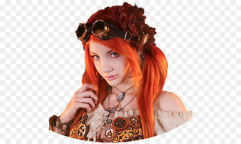 Steampunk fashion Victorian era Cyberpunk Costume - Moira 