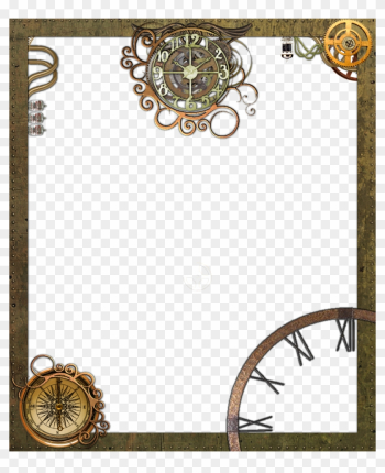 Steampunk Frame Png Transparent - Steampunk Photo Frame Png