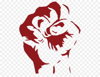 Stencil graffiti Art Fist Clip art - red fist Stencil graffiti Art Fist Clip art - red fist